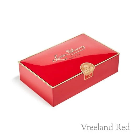 candy - 12-pc chocolate tin - vreeland red by the louis sherry company