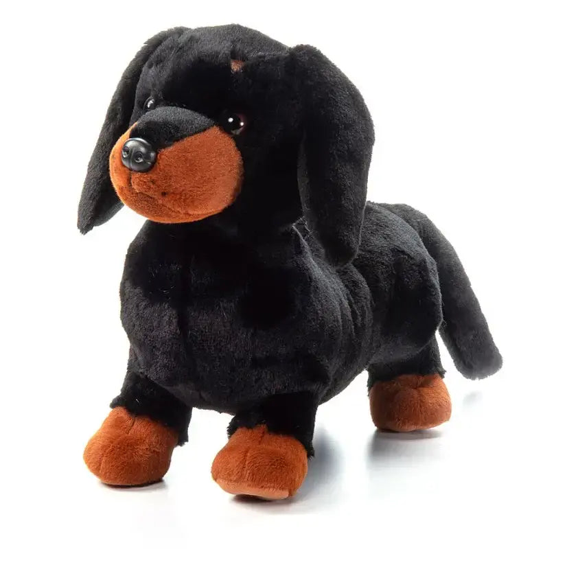 toy - animal plush - dachshund dog 12" by the petting zoo