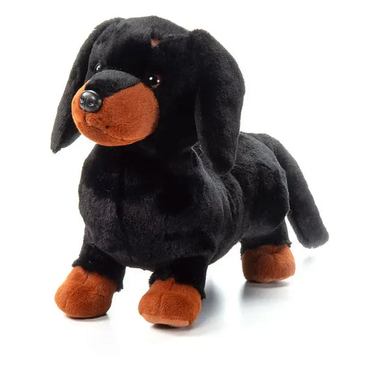 toy - animal plush - dachshund dog 12" by the petting zoo