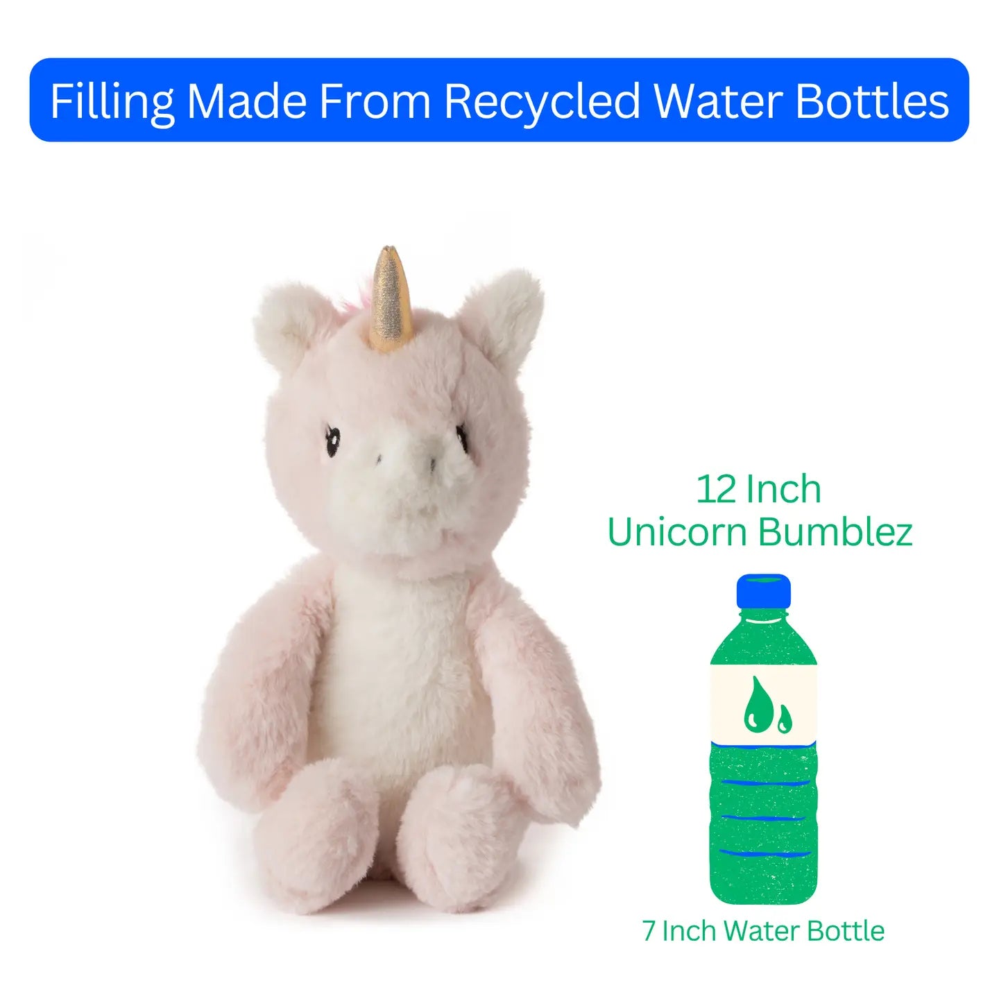 toy - animal plush - bumblez unicorn sitter by the petting zoo