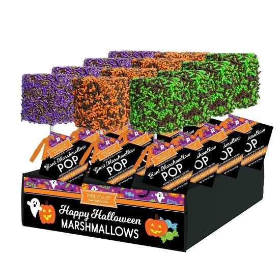 candy - marshmallow pop - halloween sprinkles by redstone foods inc