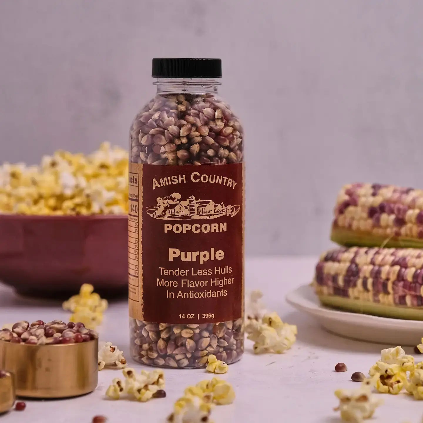 snack - popcorn bottle by amish country popcorn