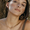 earrings - classic hoops - gold by amano studio