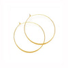 earrings - classic hoops - gold by amano studio