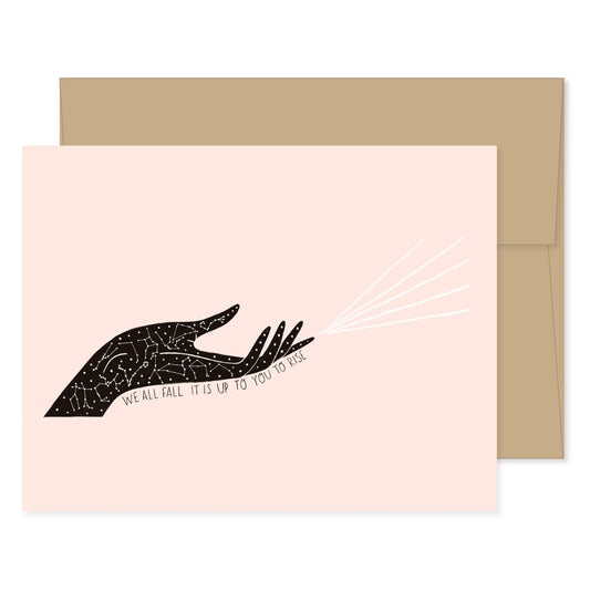 card - we all fall by gingiber