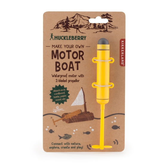 toy - motor boat - make-your-own by kikkerland