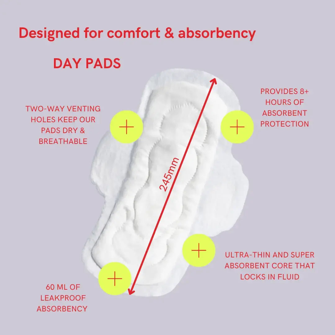 day pads - organic cotton - 16-count by august