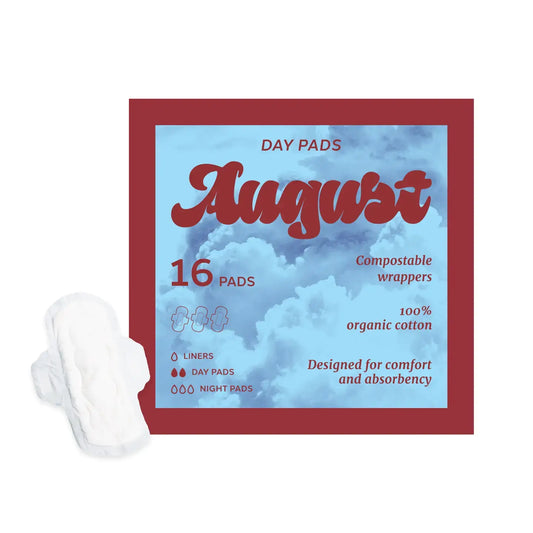 day pads - organic cotton - 16-count by august