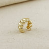 earrings - scalloped ear cuff - 18kgf by goldfi