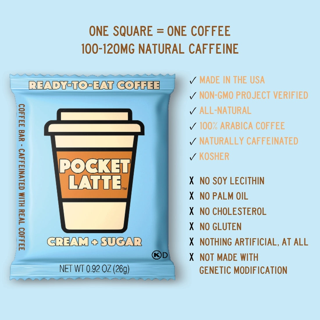 candy - chocolate bars - pocket latte by pocket's chocolates