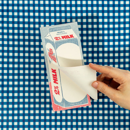 notepad - risograph - 2% milk by bromstad printing co.
