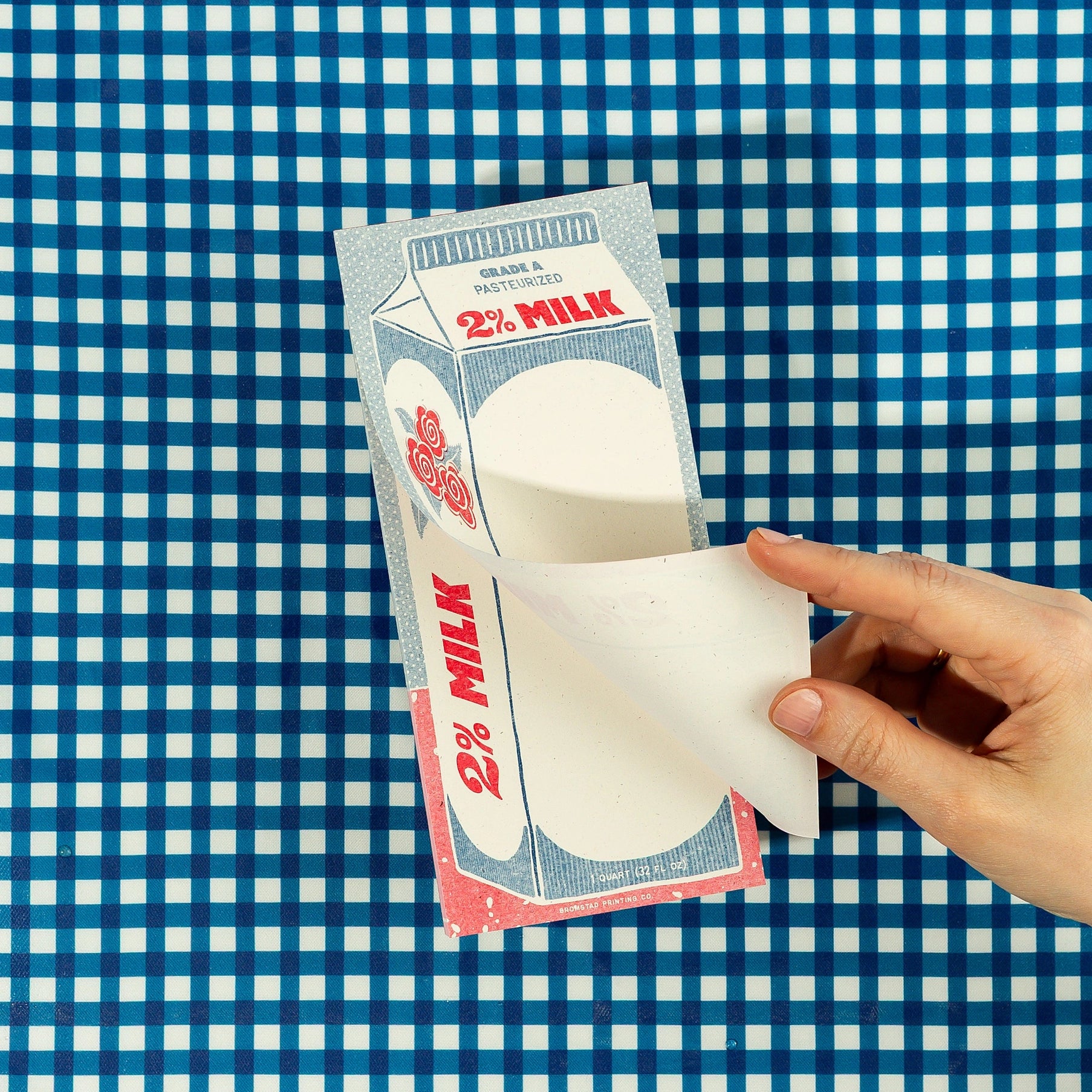 notepad - risograph - 2% milk by bromstad printing co.