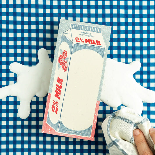 notepad - risograph - 2% milk by bromstad printing co.