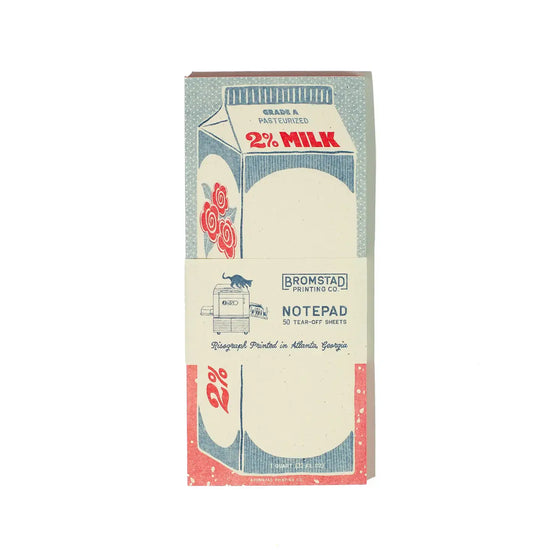 notepad - risograph - 2% milk by bromstad printing co.