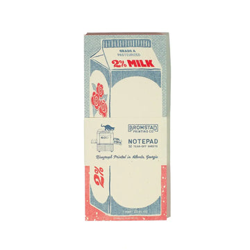 notepad - risograph - 2% milk by bromstad printing co.