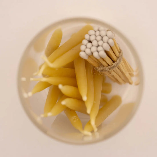 candle - beeswax - 20 minute mindful by the polite house
