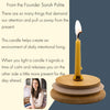 candle - beeswax - 20 minute mindful by the polite house