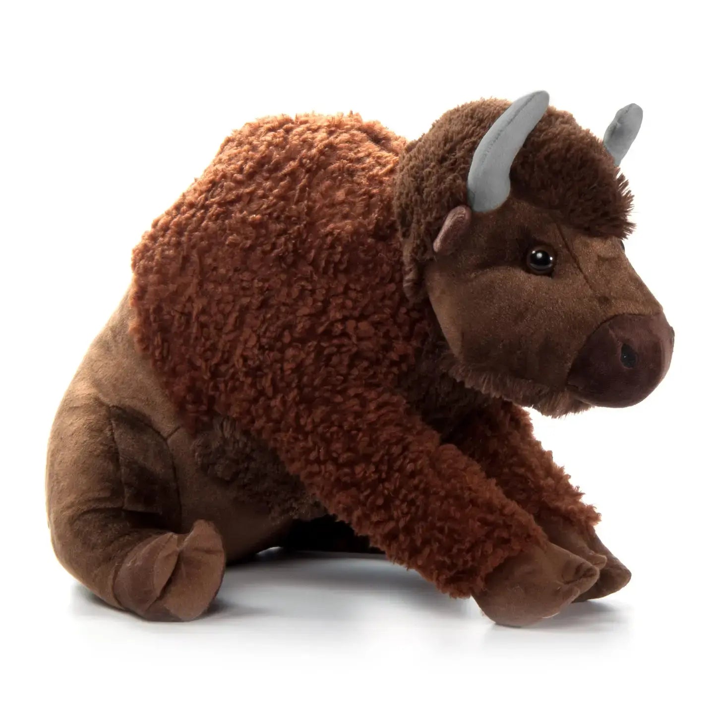 toy - animal plush - wild onez - bison large 20" by the petting zoo