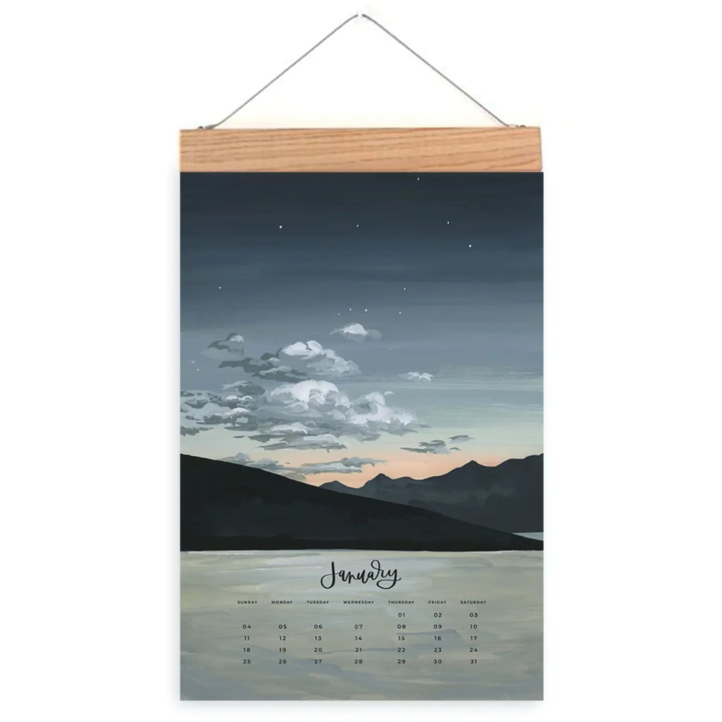 wall calendar - xl 2026 - natural world by one canoe two/1canoe2