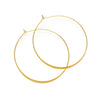 earrings - classic hoops - gold by amano studio