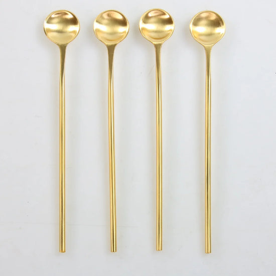 spoon - thin gold - 6.75" long by be home