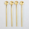 spoon - thin gold - 6.75" long by be home