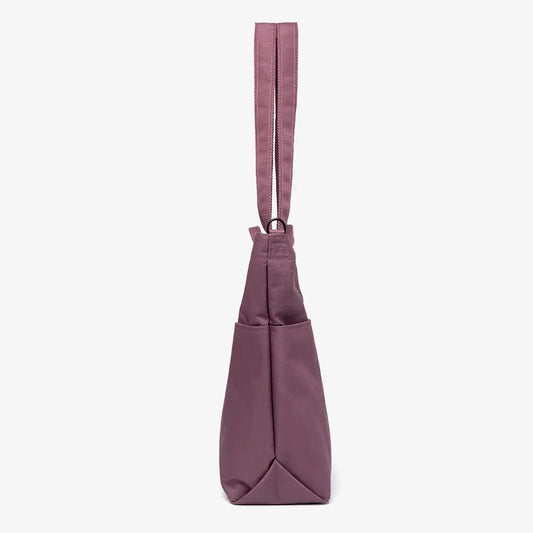 tote bag - "raw" - maroon by lefrik us