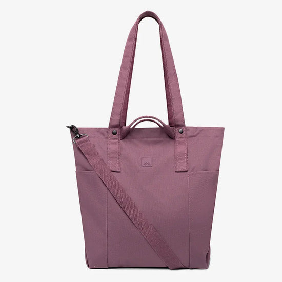 tote bag - "raw" - maroon by lefrik us