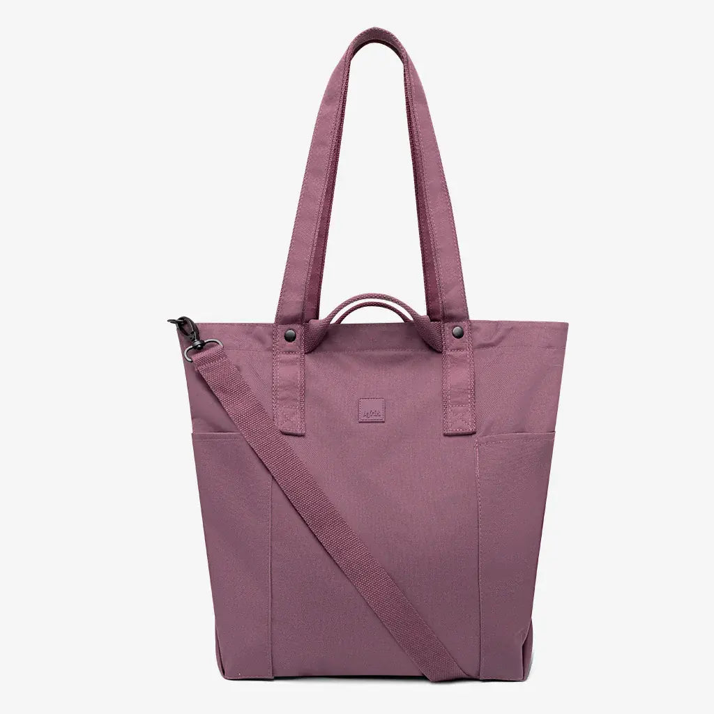 tote bag - "raw" - maroon by lefrik us