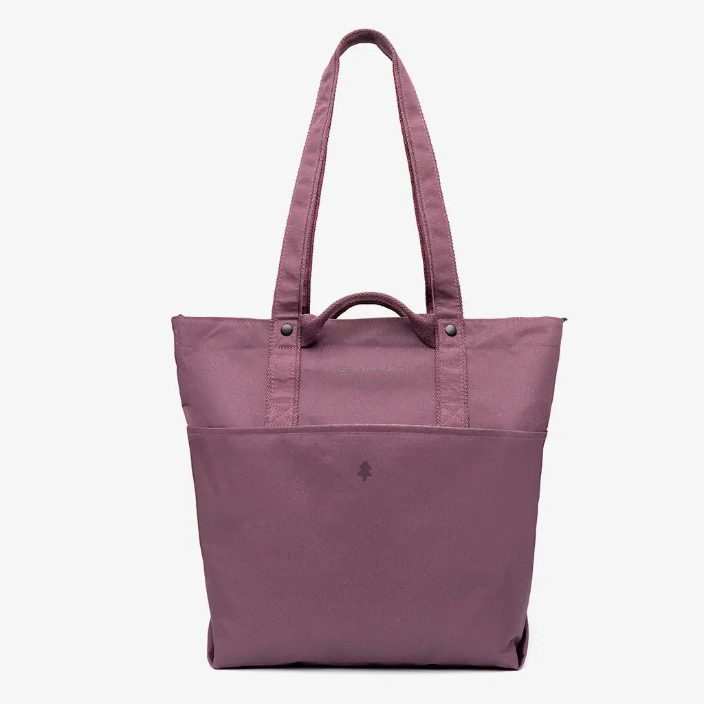 tote bag - "raw" - maroon by lefrik us