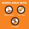 dog treat - pumpkin peanut butter - squeeze pack 8oz by poochie butter