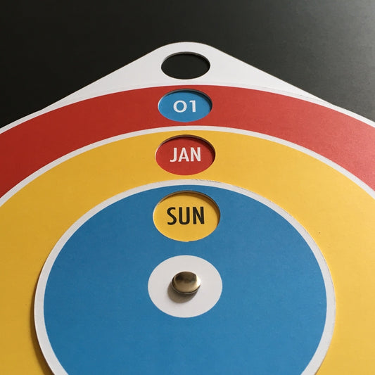 perpetual calendar - rotary by christopher rouleau