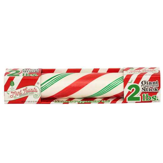 candy - mint twists - giant peppermint stick by redstone foods inc