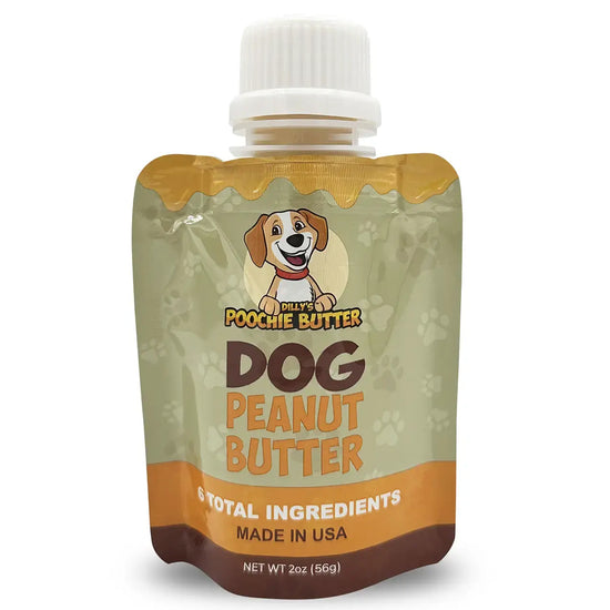 dog treat set - peanut butter + lick mat by poochie butter