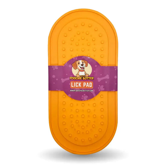 dog treat set - peanut butter + lick mat by poochie butter