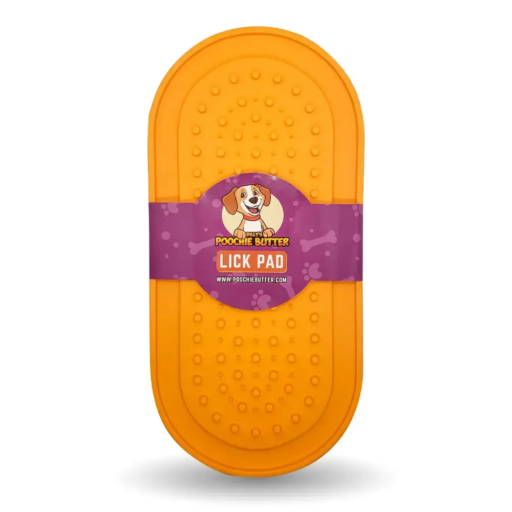 dog treat set - peanut butter + lick mat by poochie butter
