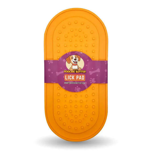 dog treat set - peanut butter + lick mat by poochie butter