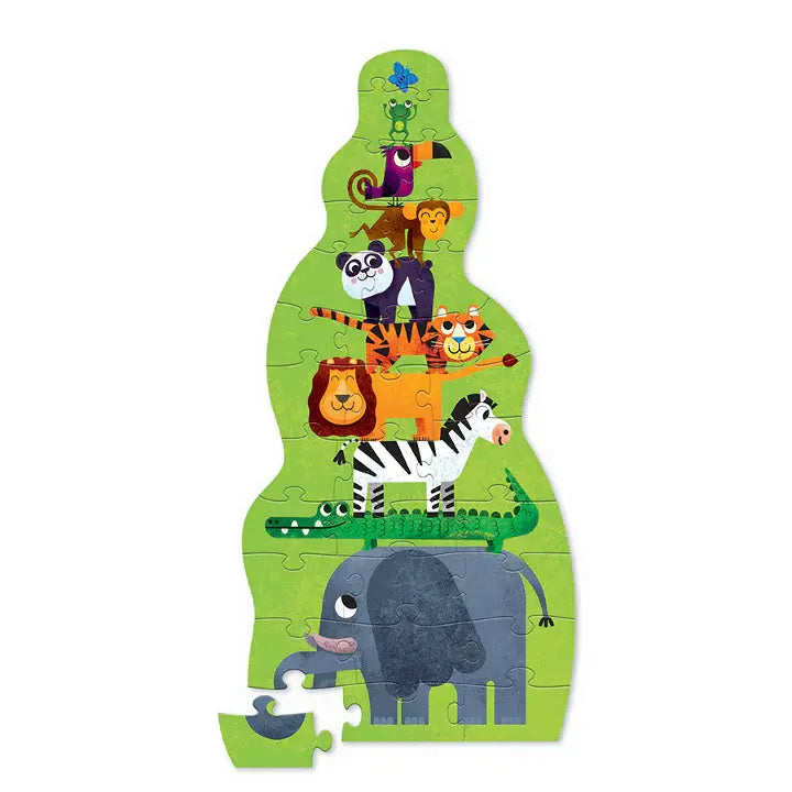 puzzle - 30-piece tower - jungle by crocodile creek