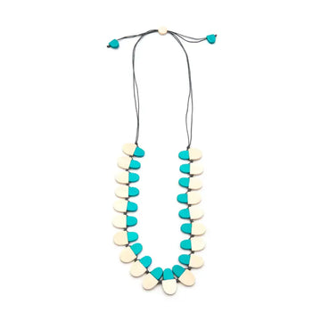 necklace - long - little hills spearmint by rare rabbit