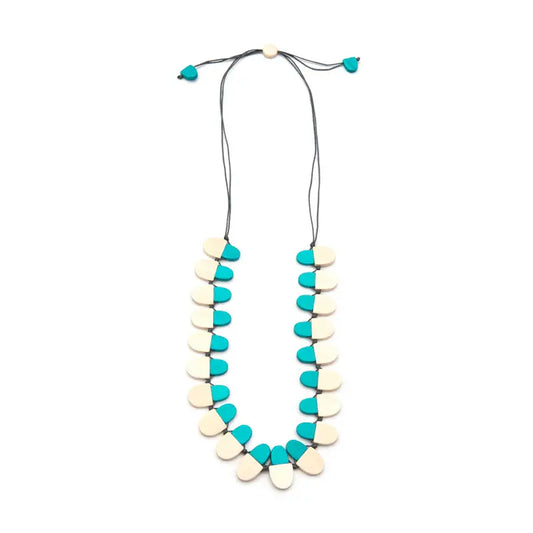 necklace - long - little hills spearmint by rare rabbit