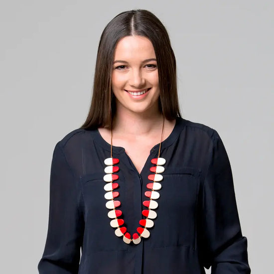 necklace - long - little hills spearmint by rare rabbit