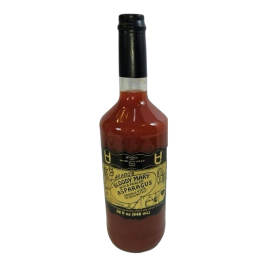 bloody mary mix - pickled asparagus spear by ben jack larado's