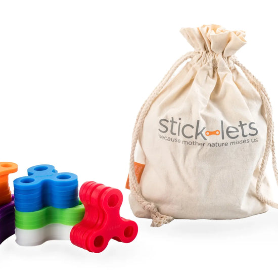 connector set - flexible rubber - 36-piece playdate by stick-lets