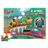 puzzle - 36-piece floor - all aboard! train by crocodile creek