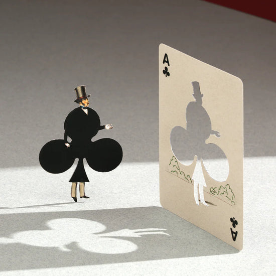 playing cards - odd bods - blue by art of play