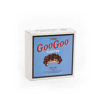 candy - goo goo cluster pecan - 3-count box by goo goo cluster