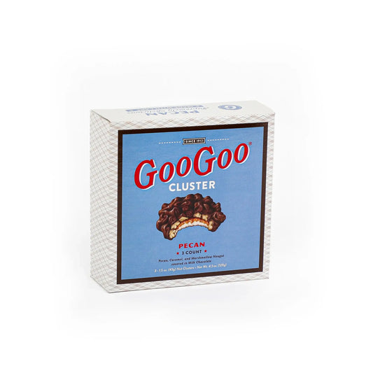 candy - goo goo cluster pecan - 3-count box by goo goo cluster
