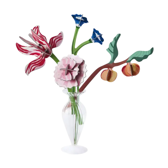 3d floral puzzle - dutch flowers by studio roof