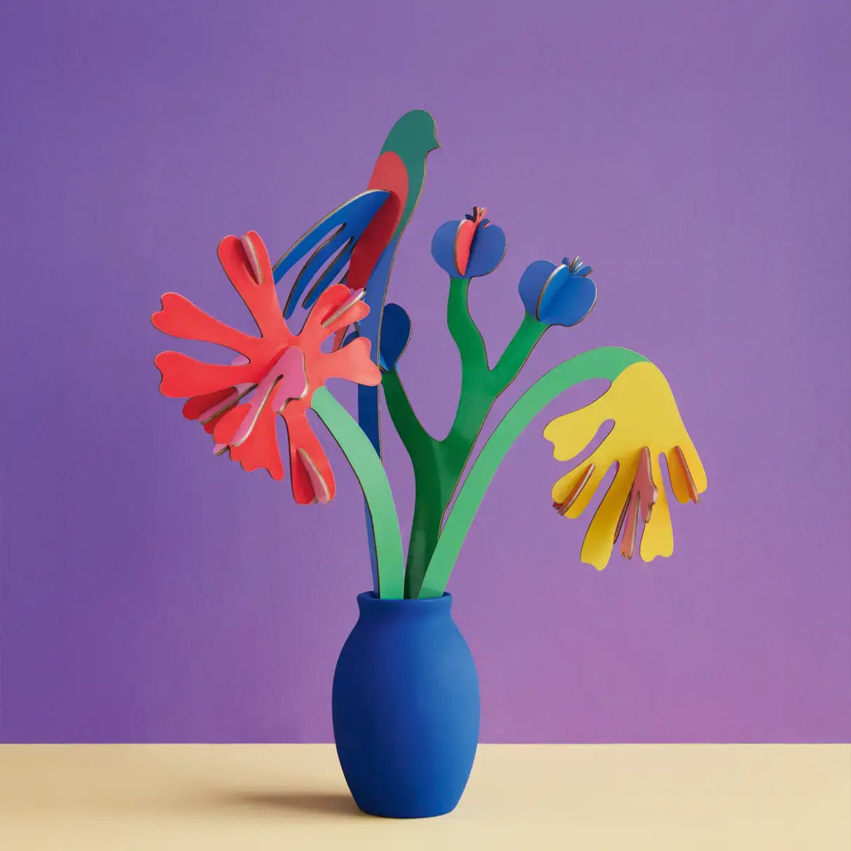 3d floral puzzle - matisse paper bloom by studio roof
