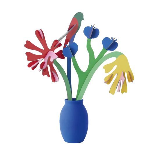 3d floral puzzle - matisse paper bloom by studio roof